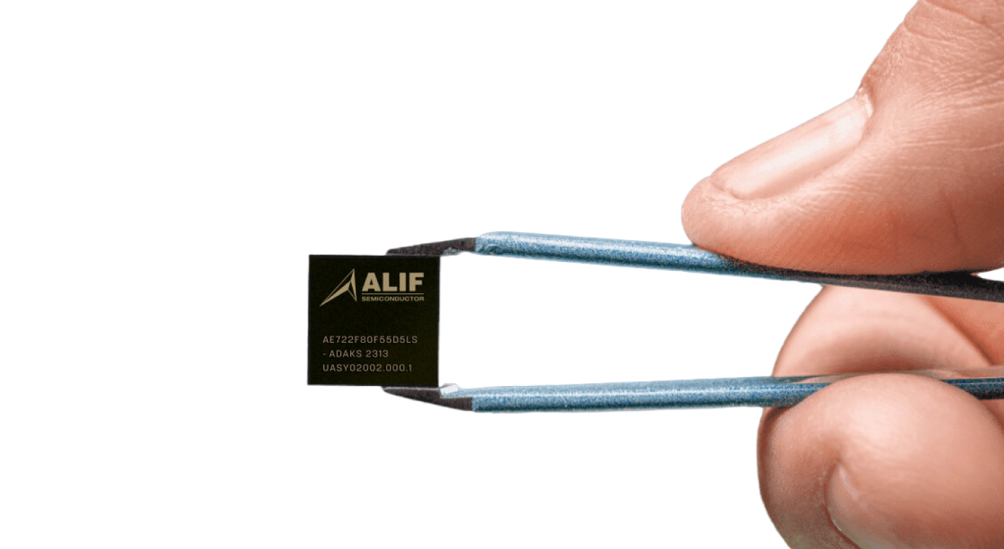 Official Alif image about physical interfaces and edge intelligence